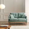 Living Space sofa 2 seater ,Loveseat With Waterproof Fabric Baby Blue, USB Charge