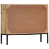 Sideboard 34.6"x11.8"x28" Solid Mango Wood