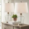 Harmony Angular Glass Table Lamp, Set of 2