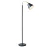 Arched Metal Floor Lamp with Chimney Shade