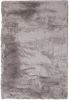 Silver Faux Fur Area Rug 8x10