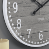 FirsTime & Co. Gray Arlo Wall Clock, Farmhouse, Analog, 20 x 2 x 20 in