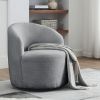 [Video] Welike Swivel barrel chair, living room swivel chair with round storage chair, 360 Â° swivel club chair, nursery, bedroom, office, hotel with