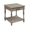 Ariolo End Table; Antique White YJ