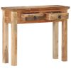 Console Table 35.6"x11.8"x29.5" Solid Acacia Wood and Reclaimed Wood