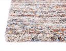 Ivory/Multi Striped Area Rug 5x8