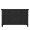 DRAWER DRESSER CABINET BAR CABINET, storge cabinet, lockers, retro shell-shaped handle, can be placed in the living room, bedroom, dining room,black