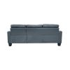 Earsom Sectional Sofa in Gray Linen