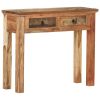 Console Table 35.6"x11.8"x29.5" Solid Acacia Wood and Reclaimed Wood