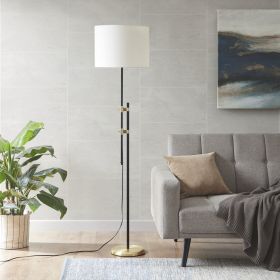 Asymmetrical Adjustable Height Metal Floor Lamp