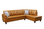 Ginger Semi PU Synthetic Leather Sofa Living Room Sofa