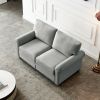 Linen Fabric Upholstery with Storage Sofa