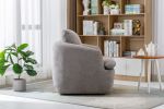 COOLMORE Swivel Barrel Chair, Comfy Round Accent Sofa Chair for Living Room, 360 Degree Swivel Barrel Club Chair, Leisure Arm Chair for Nursery, Hotel