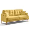 Living Space sofa 3 seater With Waterproof Fabric , USB Charge port