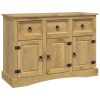 Sideboard Solid Mexican Pinewood Corona Range 52"x16.9"x30.7"