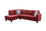 Red Flannel Living Room Sofa Set