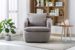 COOLMORE Swivel Barrel Chair, Comfy Round Accent Sofa Chair for Living Room, 360 Degree Swivel Barrel Club Chair, Leisure Arm Chair for Nursery, Hotel