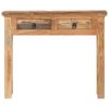 Console Table 35.6"x11.8"x29.5" Solid Acacia Wood and Reclaimed Wood