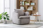 COOLMORE Swivel Barrel Chair, Comfy Round Accent Sofa Chair for Living Room, 360 Degree Swivel Barrel Club Chair, Leisure Arm Chair for Nursery, Hotel