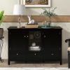 44.9" Modern Accent Cabinet Console Table Sideboard with 3 Doors & 3 Drawers for Living Room, Dining Room