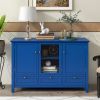 44.9" Modern Accent Cabinet Console Table Sideboard with 3 Doors & 3 Drawers for Living Room, Dining Room