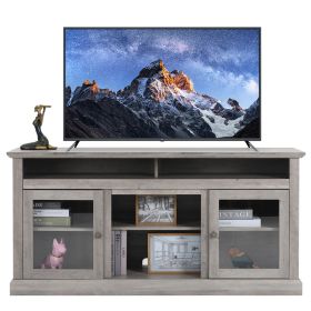 Vintage Home Living Room Wooden TV Cabinet (colour: FTTS0381 khaki)