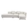 L-Shaped Sectional Luxury Modern Style Living Room Upholstery Sofa