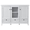 44.9" Modern Accent Cabinet Console Table Sideboard with 3 Doors & 3 Drawers for Living Room, Dining Room