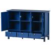 44.9" Modern Accent Cabinet Console Table Sideboard with 3 Doors & 3 Drawers for Living Room, Dining Room