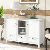 44.9" Modern Accent Cabinet Console Table Sideboard with 3 Doors & 3 Drawers for Living Room, Dining Room