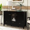 44.9" Modern Accent Cabinet Console Table Sideboard with 3 Doors & 3 Drawers for Living Room, Dining Room