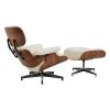 Living Room Lounge Chair Arm Chair Swivel Single Sofa Seat With Ottoman Genuine Leather Standard Version