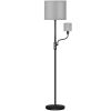 67.32In Mother Daughter Floor Lamp with Linen Shade 3200K Brightness 360Â° Adjustable Reading Light Modern Decoration Standing Lamp for Living Room Be