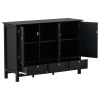 44.9" Modern Accent Cabinet Console Table Sideboard with 3 Doors & 3 Drawers for Living Room, Dining Room